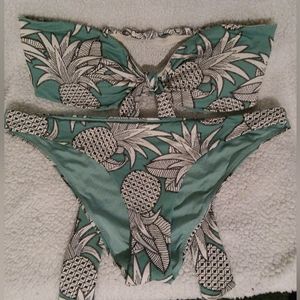 Rip Curl Pineapple bikini with Tie Top